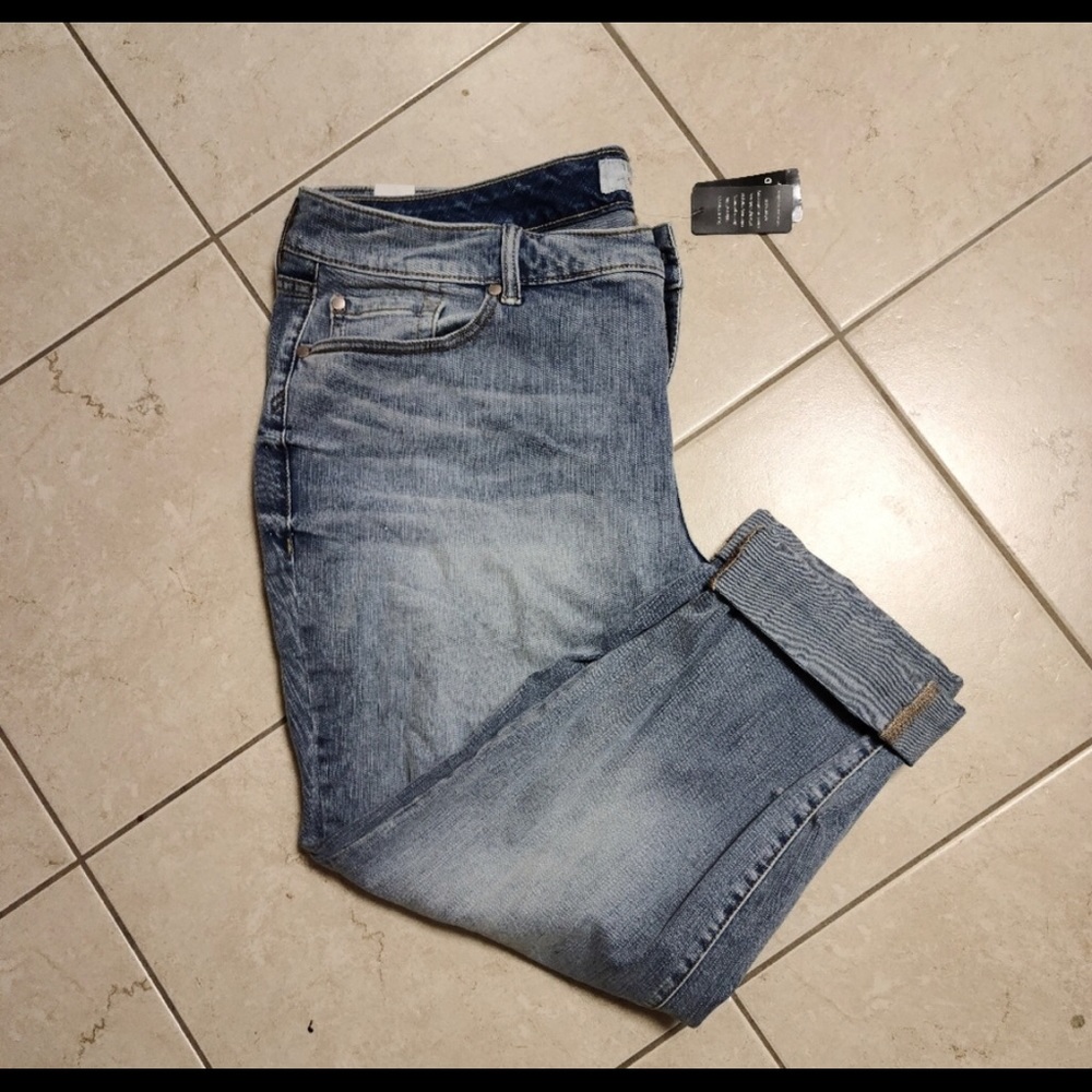 Torrid Boyfriend Jean Vintage Stretch Light Wash